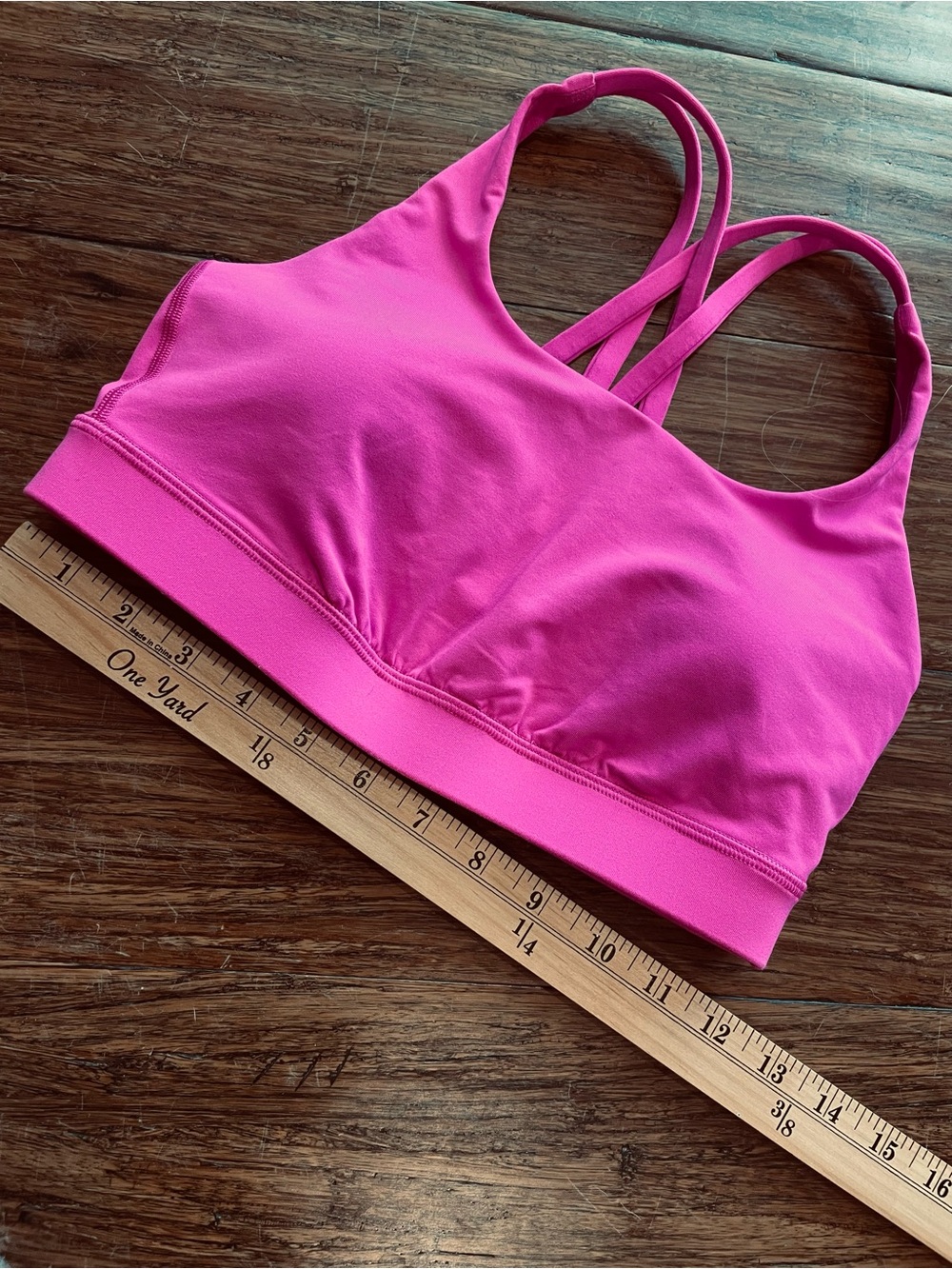 Lululemon Pink Sports Energy Bra - Picture 4 of 4